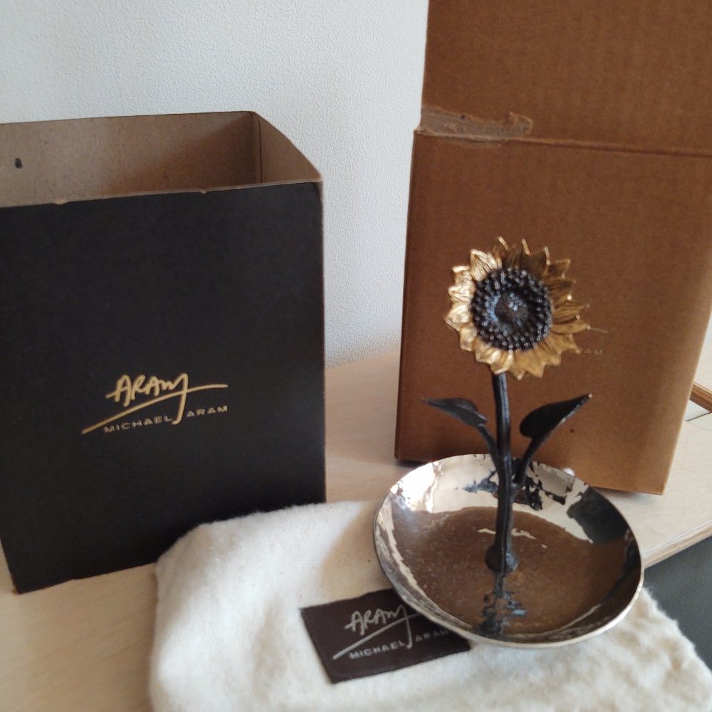 Michael Aram Sunflower Jewelry Holder